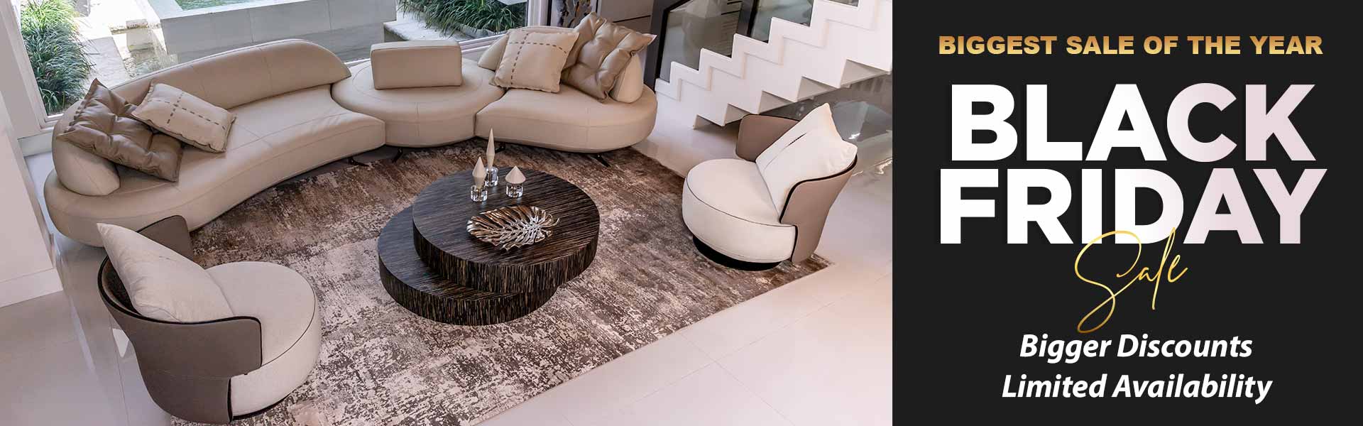 Modern Furniture SALE up to seventy percent off at Miami and Fort Lauderdale Showrooms.