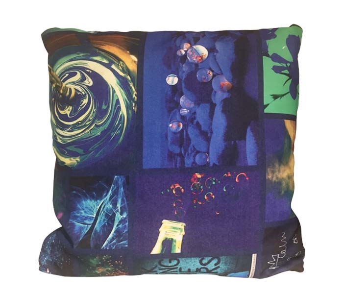 Pillows Magazine Blue Print Modern Pillow X Mh2g